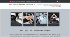 Desktop Screenshot of crawfordlegal.com